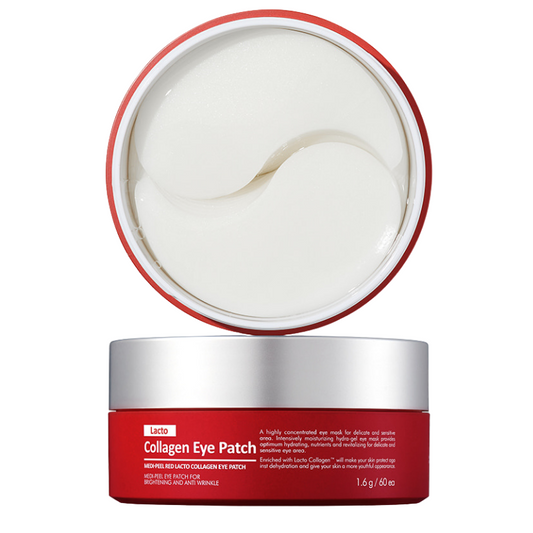 Best Korean Skincare EYE PATCH Red Lacto Collagen Eye Patch (60 patches) MEDIPEEL