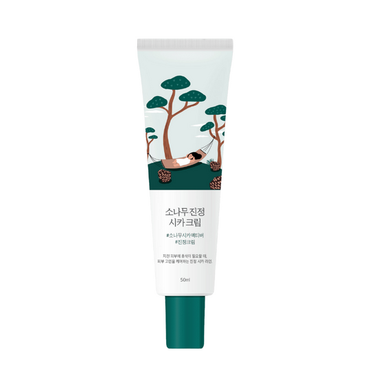 Best Korean Skincare CREAM Pine Calming Cica Cream ROUND LAB