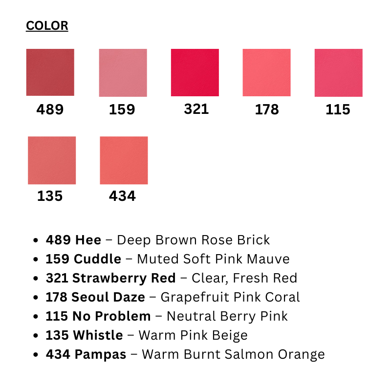 Sensual Powder Matte Lipstick (7 colors)