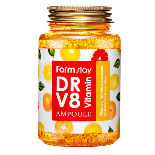 Best Korean Skincare AMPOULE Dr.V8 Vitamin Ampoule Farm Stay