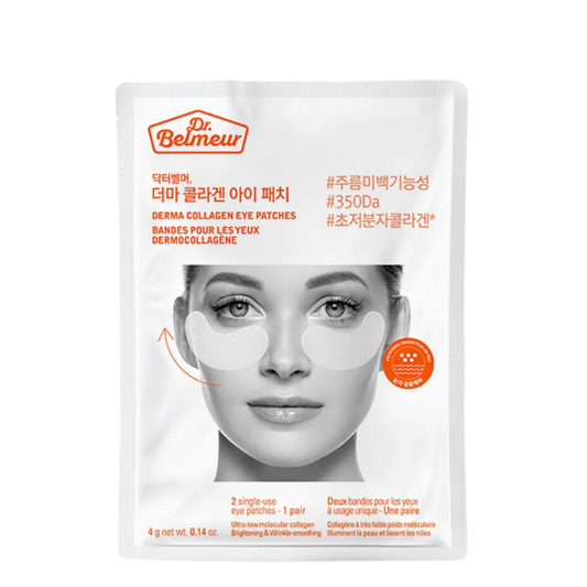 Best Korean Skincare EYE PATCH Derma Collagen Eye Patches Set (5 pack) Dr. Belmeur