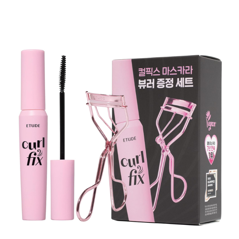 Curl Fix Mascara with Eyelash Curler (2 colors)