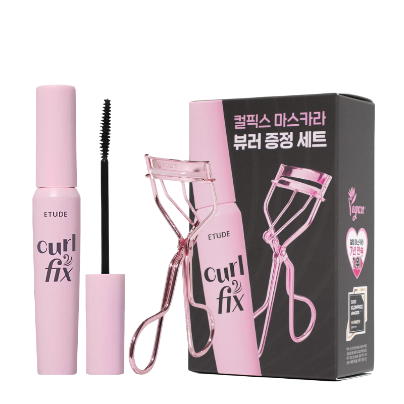 Curl Fix Mascara with Eyelash Curler (2 colors)