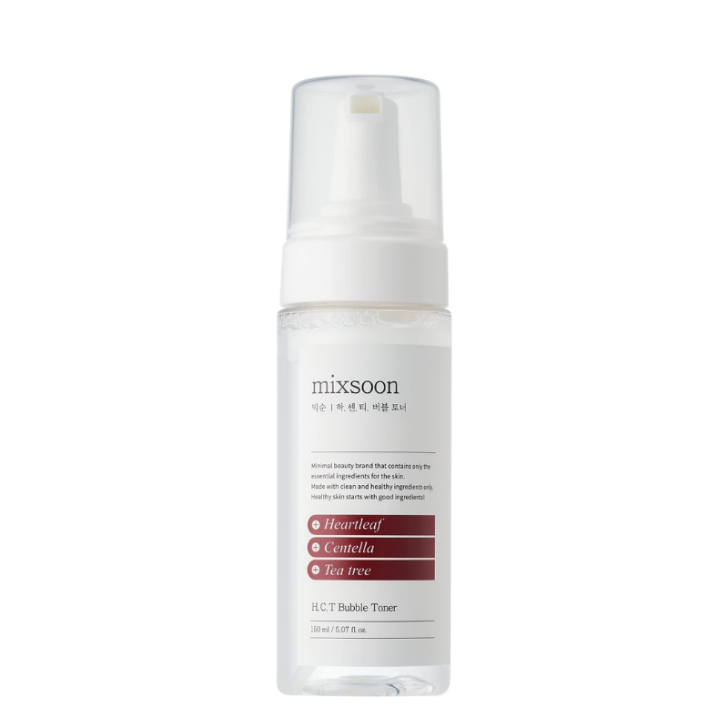 Best Korean Skincare TONER H.C.T. Bubble Toner mixsoon