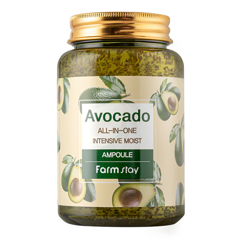 Best Korean Skincare AMPOULE Avocado All-In-One Intensive Moist Ampoule Farm Stay