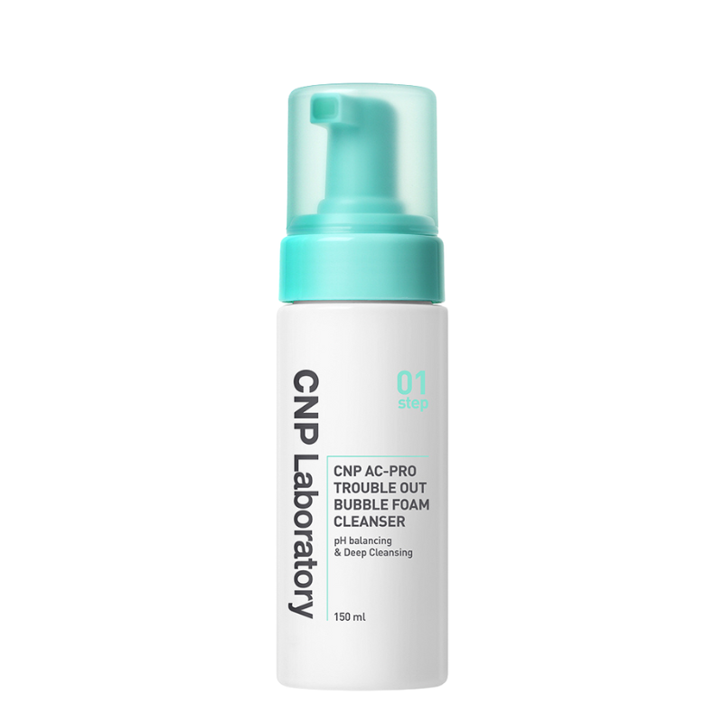 Best Korean Skincare CLEANSING FOAM Ac-Pro Trouble Out Bubble Foam Cleanser CNP Laboratory