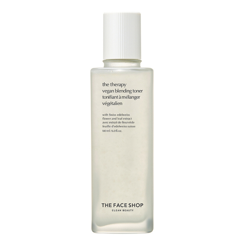 Best Korean Skincare TONER The Therapy Vegan Blending Toner THE FACE SHOP