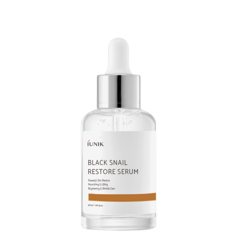Best Korean Skincare SERUM Black Snail Restore Serum iUNIK