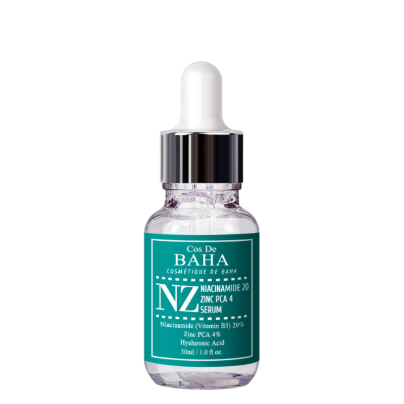 Best Korean Skincare SERUM NZ Niacinamide 20 Zinc PCA 4 Serum Cos De BAHA
