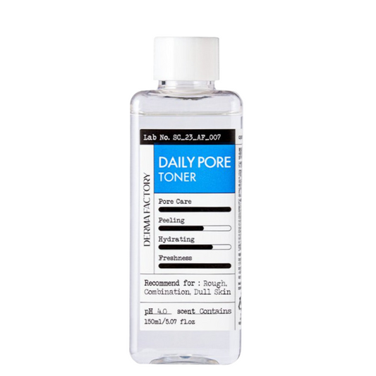 Best Korean Skincare TONER Daily Pore Toner DERMA FACTORY