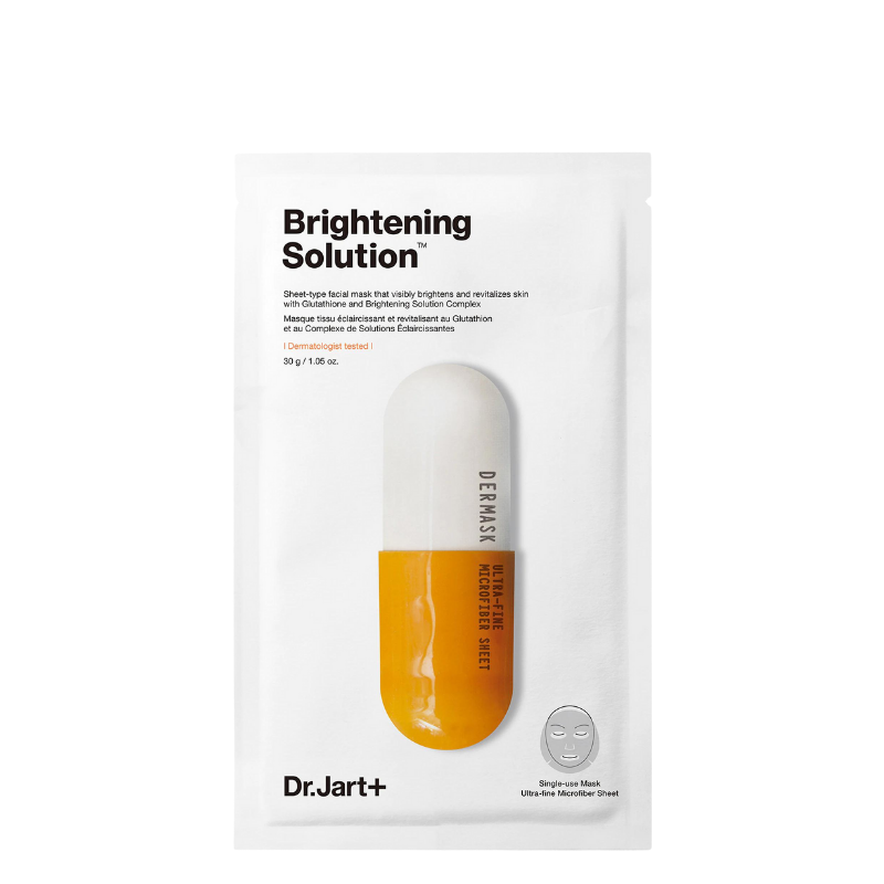Best Korean Skincare SHEET MASK Dermask Micro Jet Brightening Solution Set ( 5 masks) Dr.Jart+
