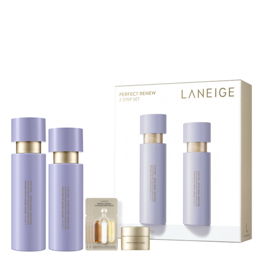 Best Korean Skincare SET Perfect Renew 3X Two-Step Duo Set LANEIGE