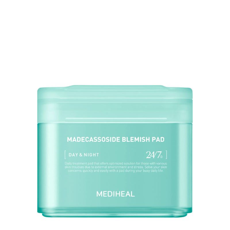 Best Korean Skincare TONER PAD Madecassoside Blemish Pad (100 pads) MEDIHEAL