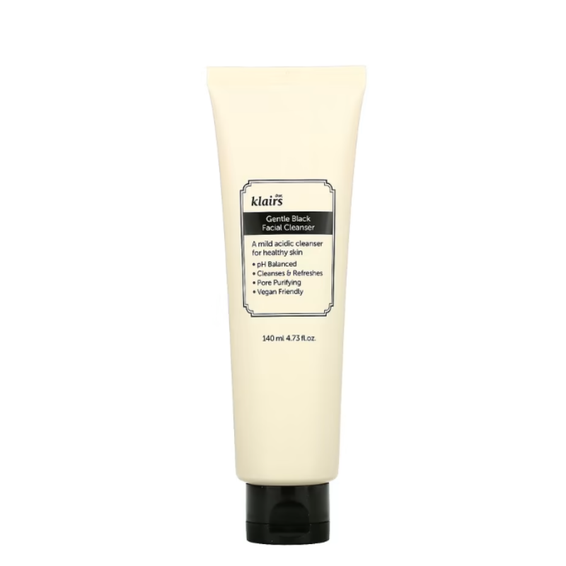 Best Korean Skincare CLEANSING FOAM Gentle Black Facial Cleanser Dear, Klairs