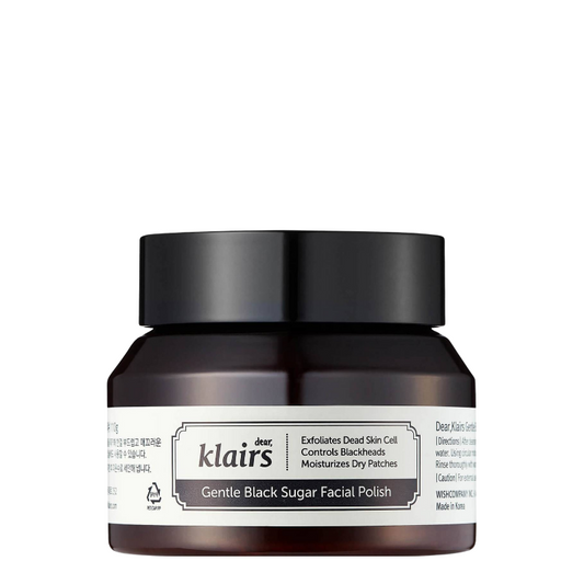 Best Korean Skincare SCRUB Gentle Black Sugar Facial Polish Dear, Klairs
