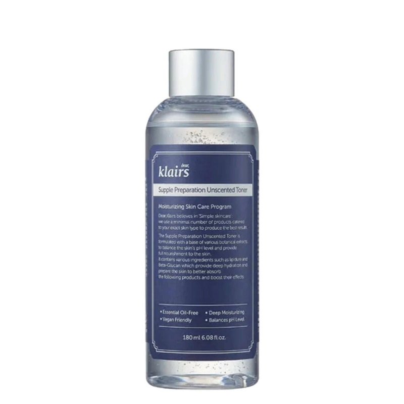 Best Korean Skincare TONER Supple Preparation Unscented Toner Dear, Klairs