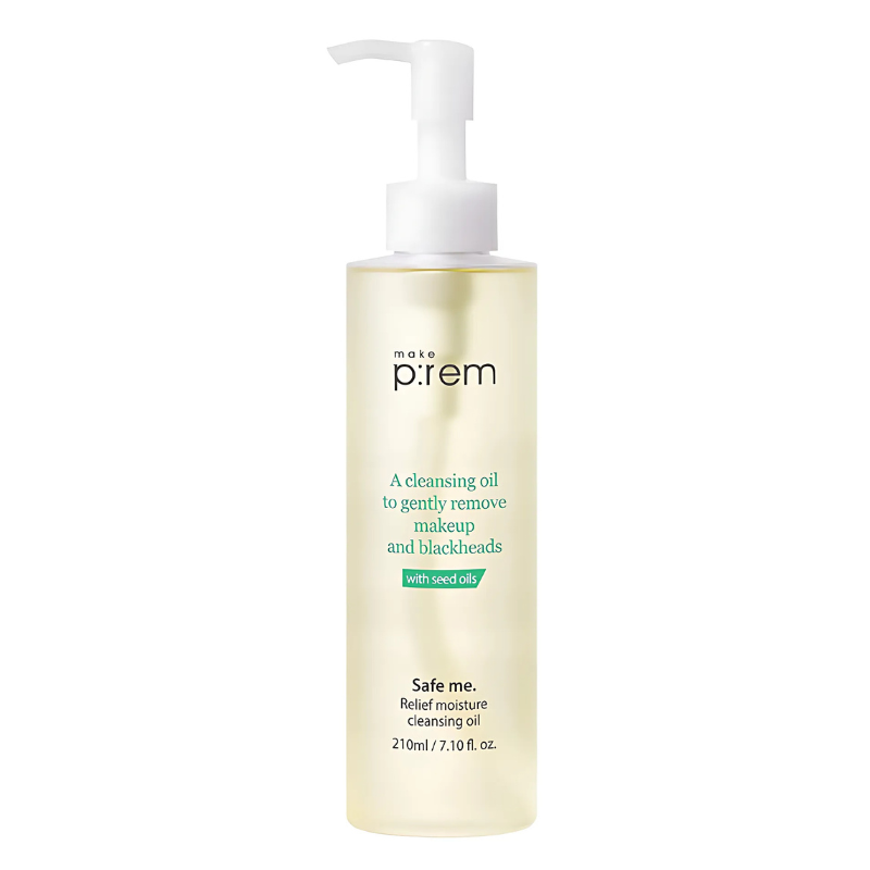 Best Korean Skincare CLEANSING OIL Safe Me Relief Moisture Cleansing Oil make p:rem