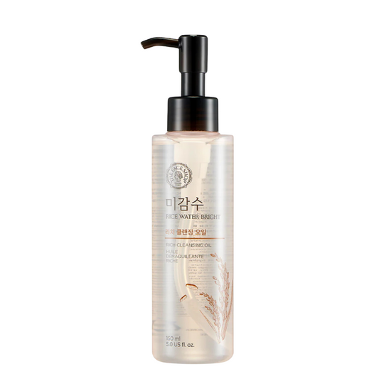Best Korean Skincare CLEANSING OIL Rice Water Bright Rich Cleansing Oil THE FACE SHOP