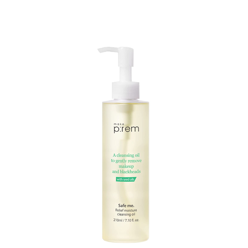 Best Korean Skincare CLEANSING OIL Safe Me Relief Moisture Cleansing Oil make p:rem