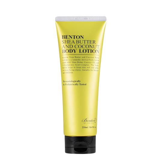 Best Korean Skincare BODY LOTION Shea Butter And Coconut Body Lotion Benton