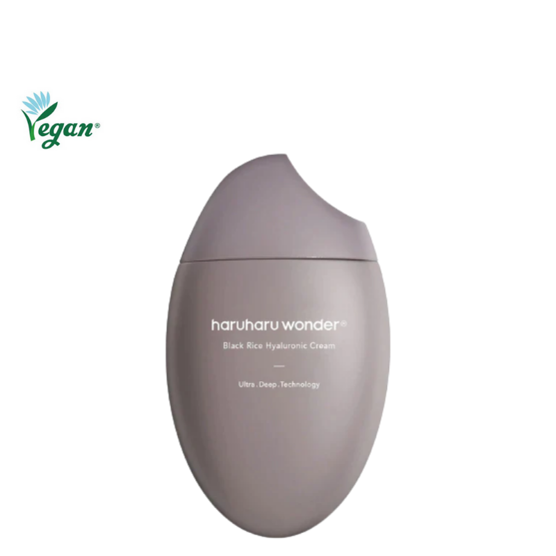 Best Korean Skincare CREAM Black Rice Hyaluronic Cream haruharu wonder