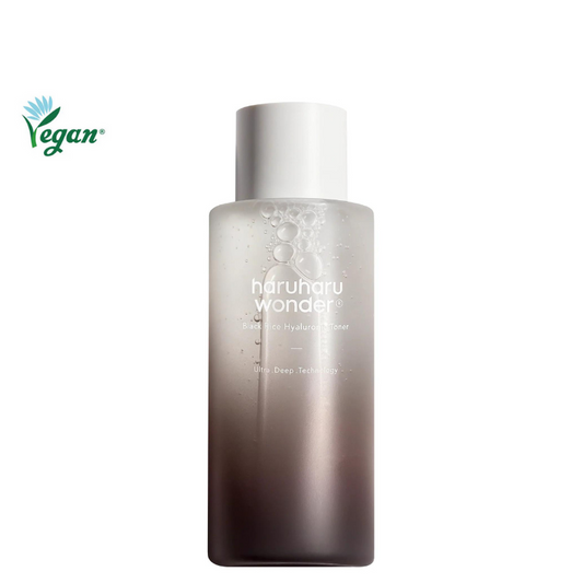 Best Korean Skincare TONER Black Rice Hyaluronic Toner haruharu wonder
