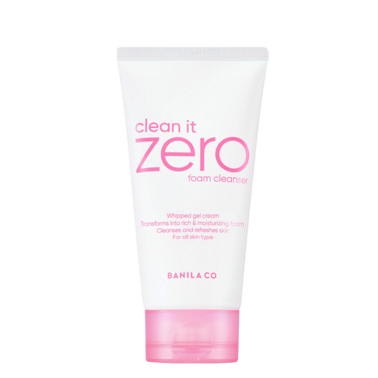 Best Korean Skincare CLEANSING FOAM Clean It Zero Foam Cleanser BANILA CO