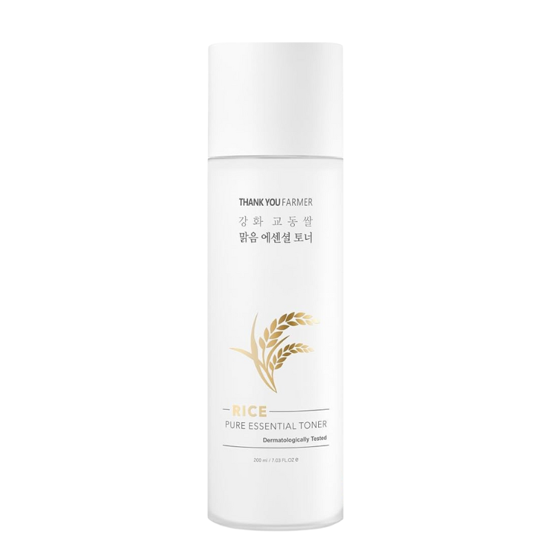 Best Korean Skincare TONER Rice Pure Essential Toner THANK YOU FARMER
