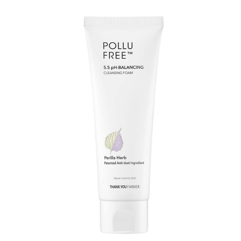 Best Korean Skincare CLEANSING FOAM Pollufree 5.5 pH-Balancing Cleansing Foam THANK YOU FARMER