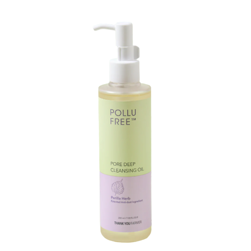 Best Korean Skincare CLEANSING OIL Pollufree Pore Deep Cleansing Oil THANK YOU FARMER