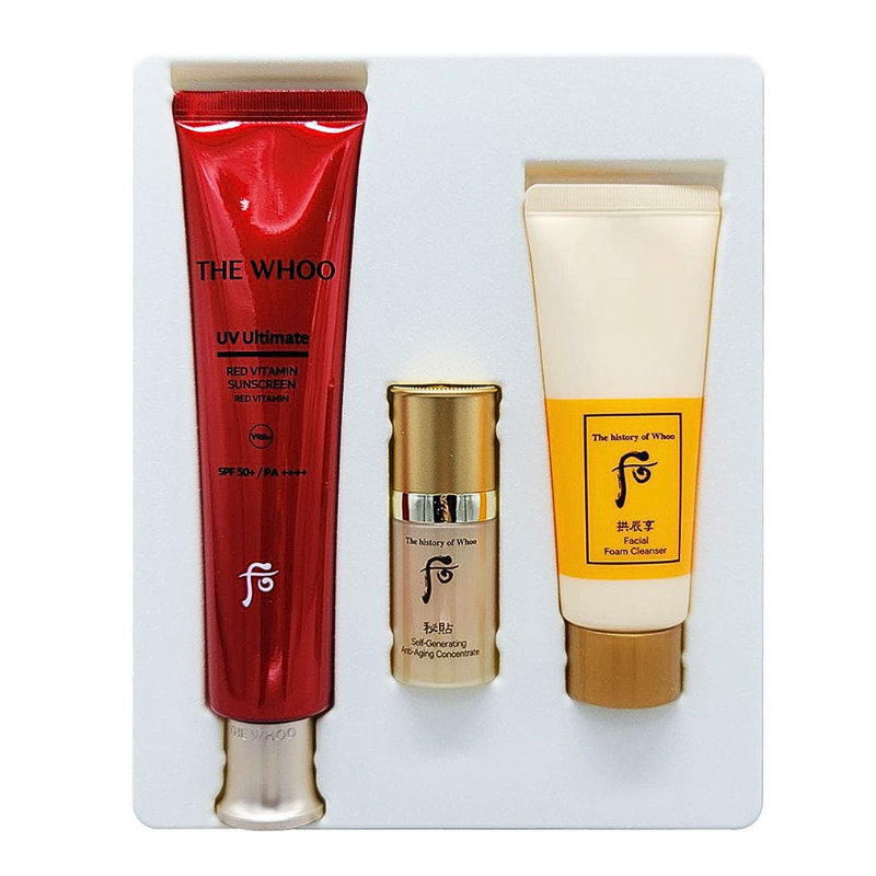 THE WHOO UV アルティメットレッドビタミンサンスペシャルセット THE WHOO UV Ultimate Red Vitamin Sunscreen 50ml | OLIVE YOUNG Global