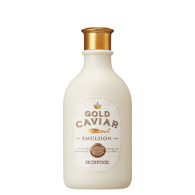 Best Korean Skincare LOTION/EMULSION Gold Caviar EX Emulsion SKINFOOD