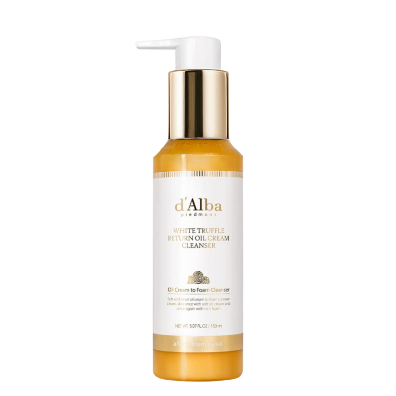 Best Korean Skincare CLEANSING CREAM White Truffle Return Oil Cream Cleanser d'Alba