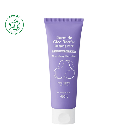 Best Korean Skincare SLEEPING MASK Dermide Cica Barrier Sleeping Pack PURITO