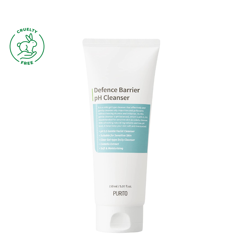 Best Korean Skincare CLEANSING GEL Defence Barrier pH Cleanser PURITO