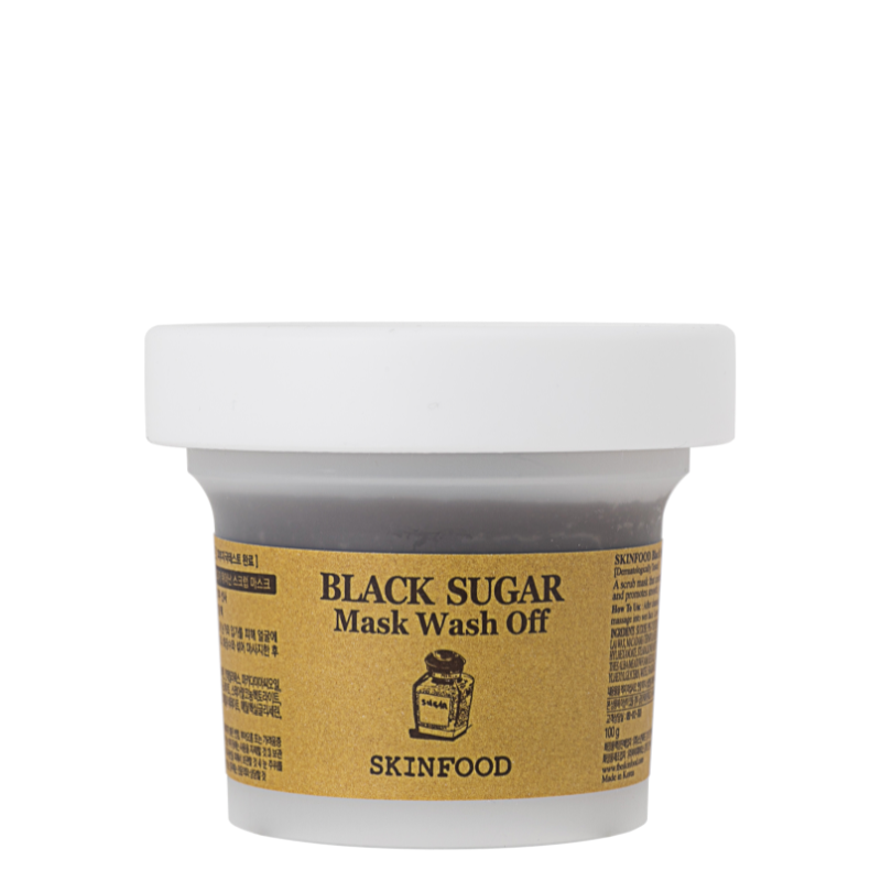 Best Korean Skincare WASH-OFF MASK Black Sugar Mask Wash Off SKINFOOD