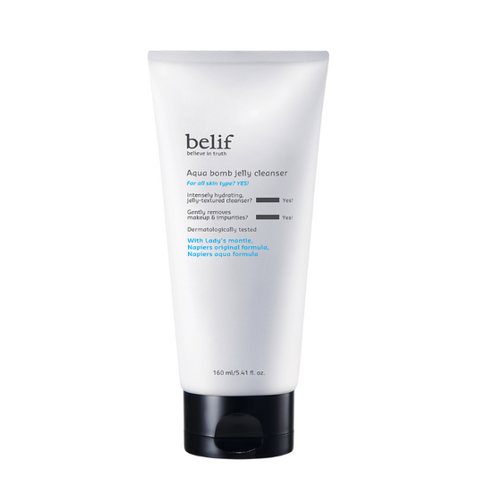 Best Korean Skincare CLEANSING GEL Aqua Bomb Jelly Cleanser belif