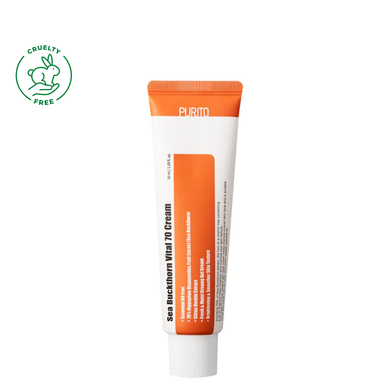 Best Korean Skincare CREAM Sea Buckthorn Vital 70 Cream PURITO