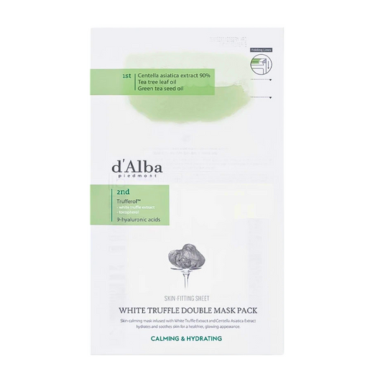 White Truffle Double Mask Pack Calming & Hydrating Set (4 masks)
