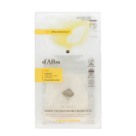 White Truffle Double Mask Pack Nutritive & Hydrating Set (4 masks)