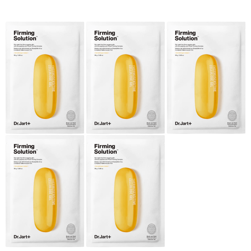 Best Korean Skincare SHEET MASK Dermask Intra Jet Firming Solution Mask Set (5 masks) Dr.Jart+