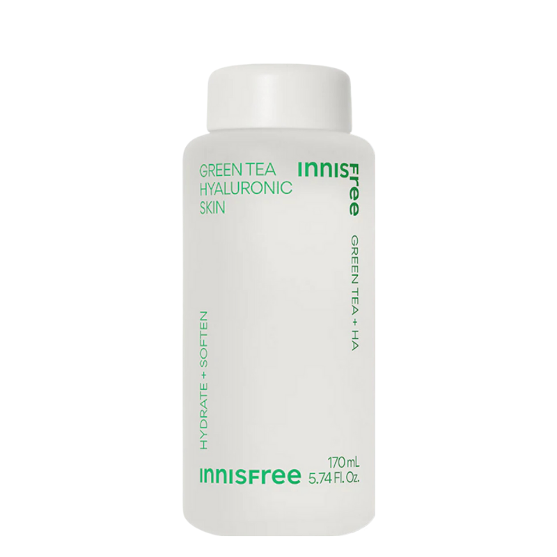 Best Korean Skincare TONER Green Tea Hyaluronic Skin innisfree