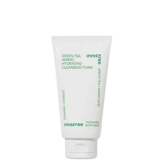 Best Korean Skincare CLEANSING FOAM Green Tea Hydrating Amino Acid Cleansing Foam innisfree