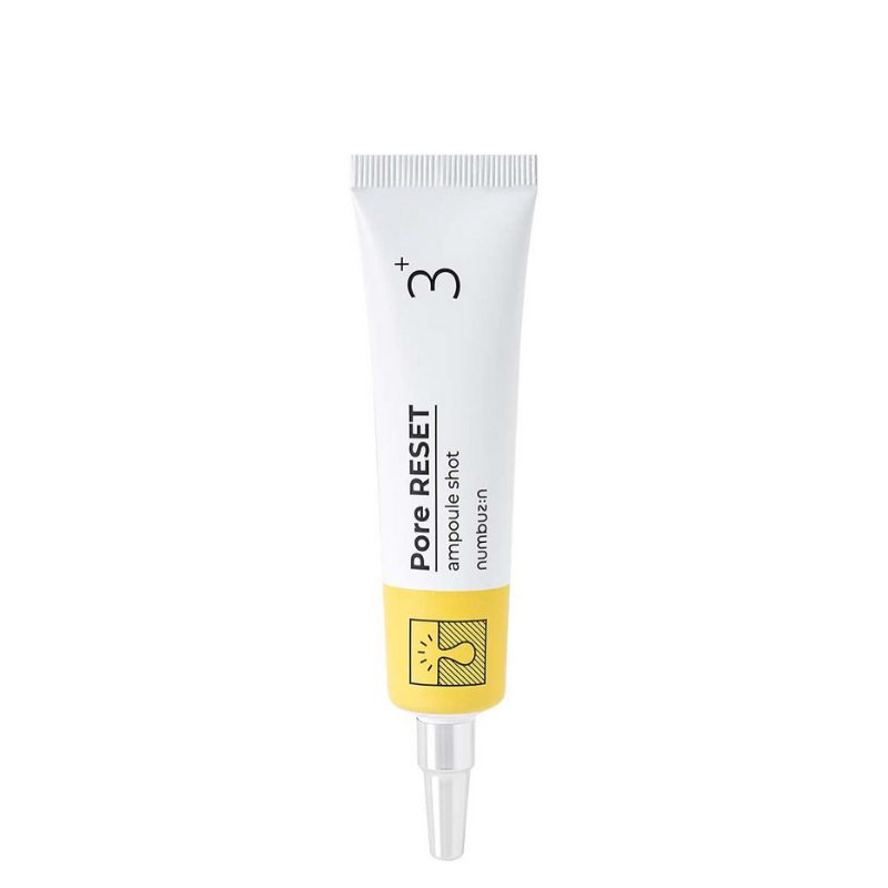 Best Korean Skincare AMPOULE No.3 Pore Reset Ampoule Shot numbuzin