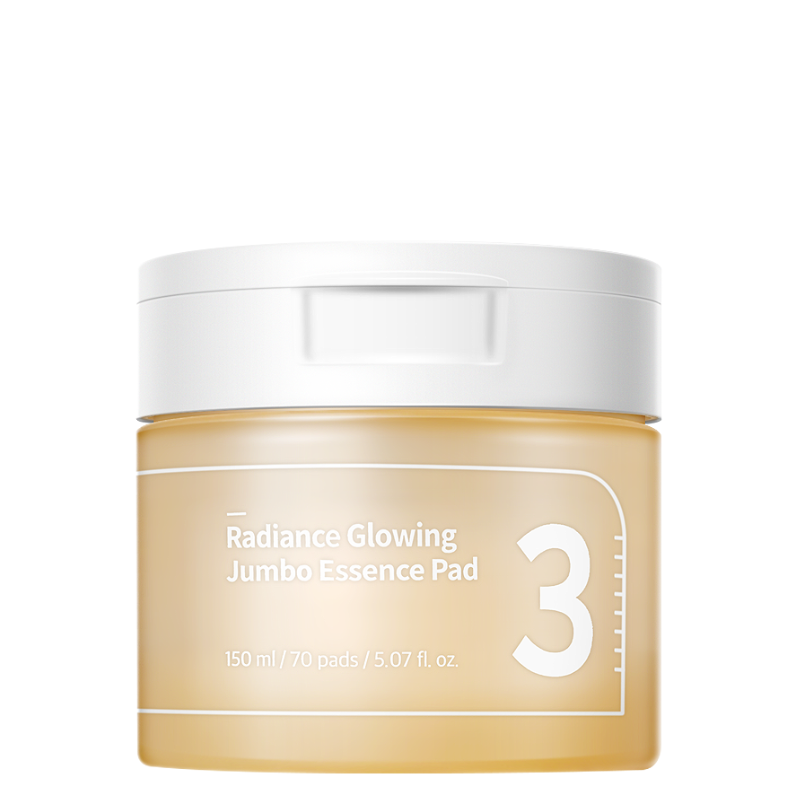 Best Korean Skincare TONER PAD No.3 Radiance Glowing Jumbo Essence Pad numbuzin