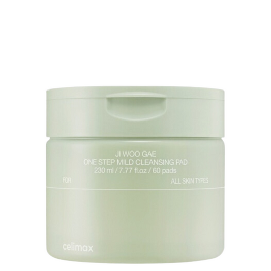 Best Korean Skincare CLEANSING PAD Ji Woo Gae One Step Mild Cleansing Pad (60 pads) celimax