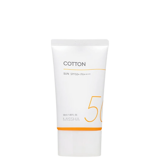 Best Korean Skincare SUN CREAM All Around Safe Block Cotton Sun SPF50+ / PA++++ MISSHA