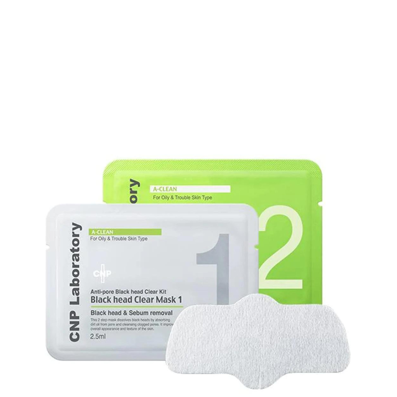Best Korean Skincare NOSE PACK Anti-Pore Black Head Clear Kit (10 sets) CNP Laboratory