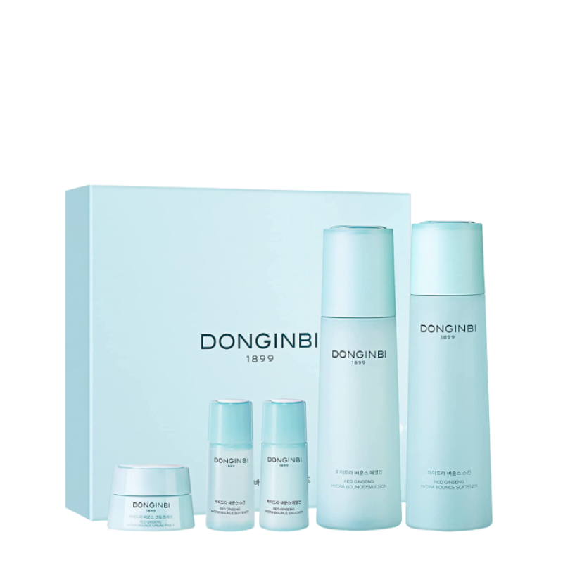 Best Korean Skincare SET Red Ginseng Hydra Bounce Duo Set DONGINBI