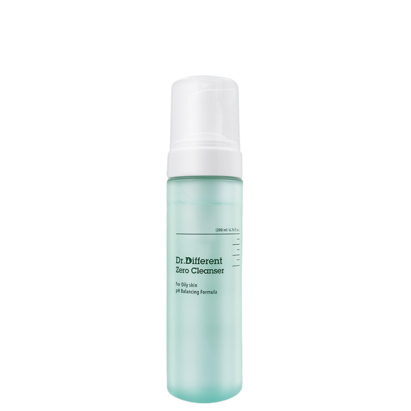 Best Korean Skincare CLEANSING FOAM Zero Cleanser for Oily Skin Dr. Different